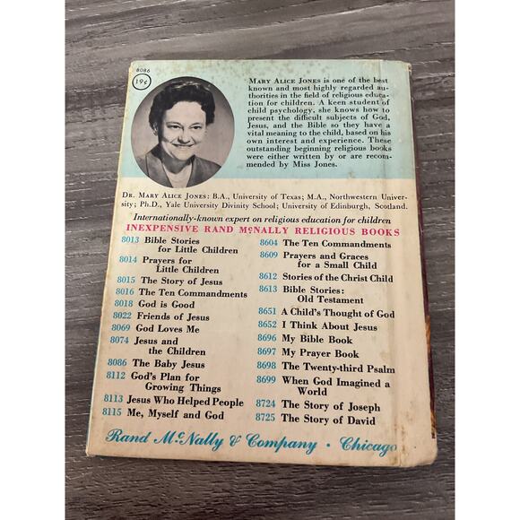 1961 Rand McNally “The Baby Jesus” by Dr. Mary Alice Jones - Picture 2 of 6